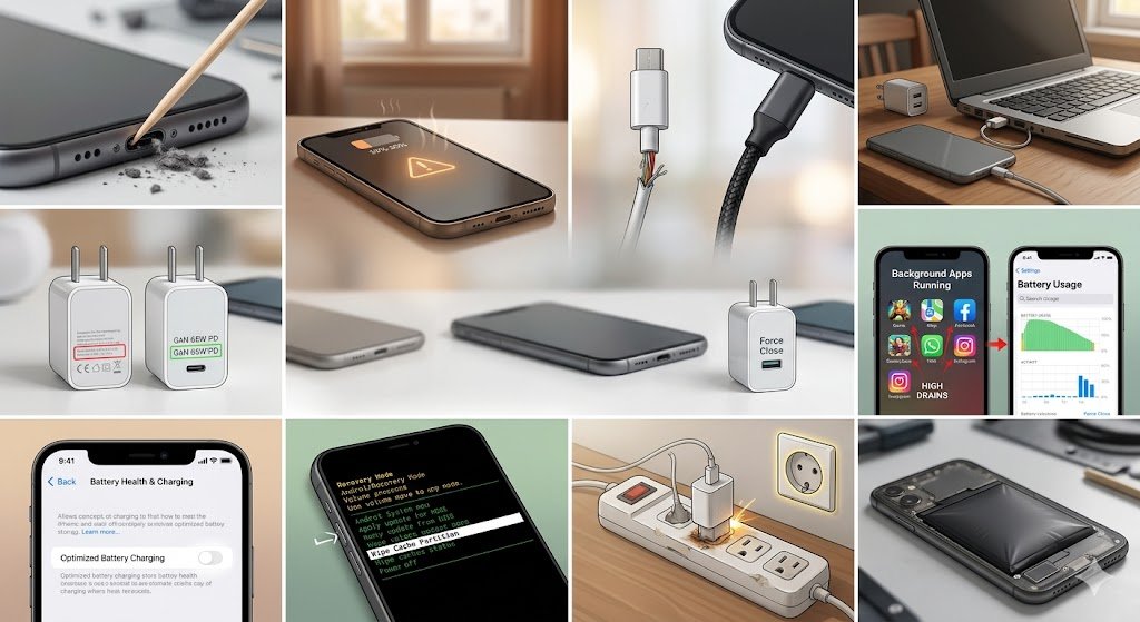 phone charging slowly