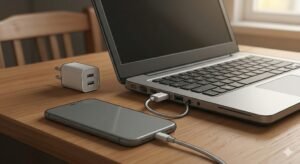 Comparison of weak vs fast phone charging sources